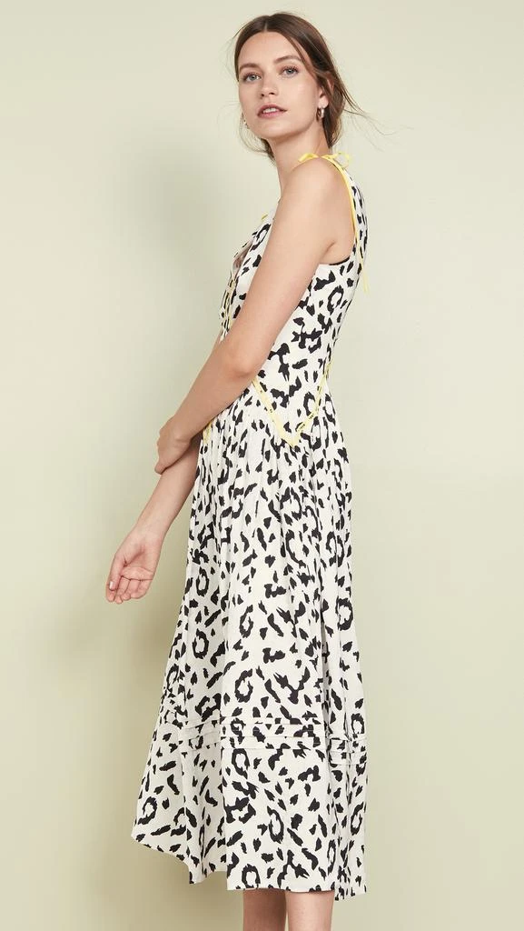 商品Self Portrait|Self Portrait Sleevless Leopard Printed Dress,价格¥942,第4张图片详细描述