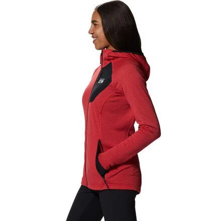 商品Mountain Hardwear|Polartec Power Grid Full-Zip Hooded Jacket  - Women's,价格¥468,第5张图片详细描述