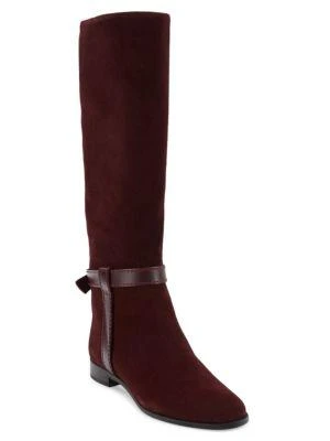 商品Alexandre Birman|Saddlery Suede Knee High Boots,价格¥2055,第2张图片详细描述