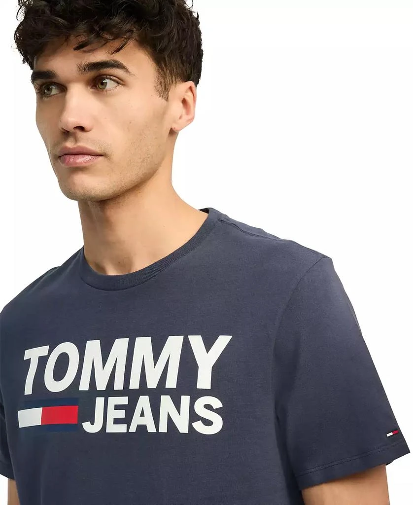 商品Tommy Hilfiger|Tommy Hilfiger Men's Lock Up Logo Graphic T-Shirt,价格¥184,第3张图片详细描述