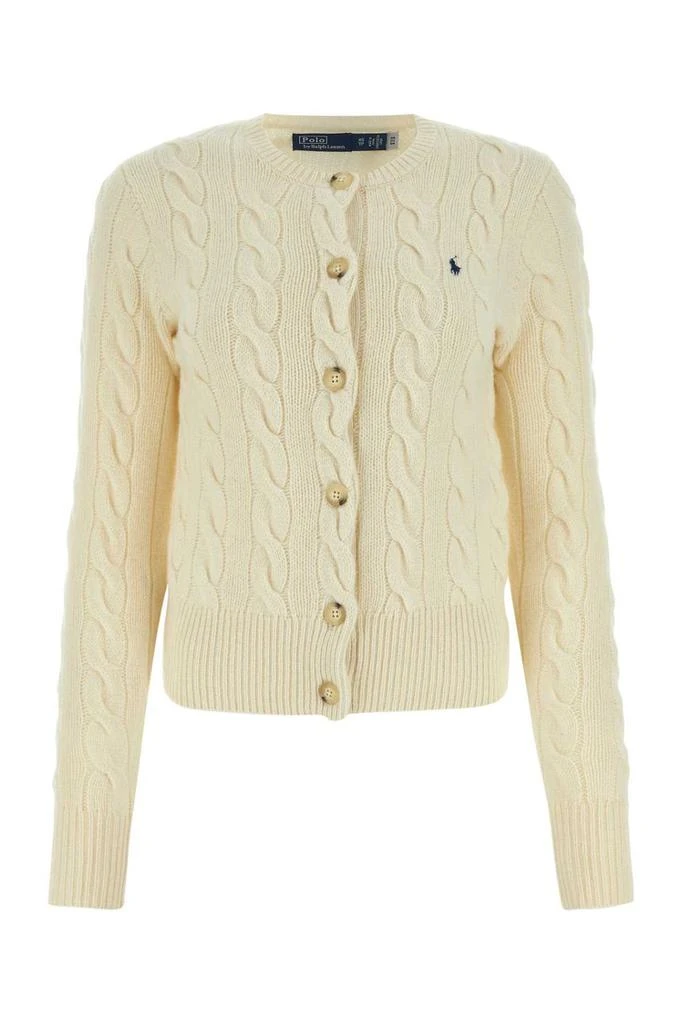 商品Ralph Lauren|Polo Ralph Lauren Pony Embroidered Cable-Knit Cardigan,价格¥1730,第1张图片