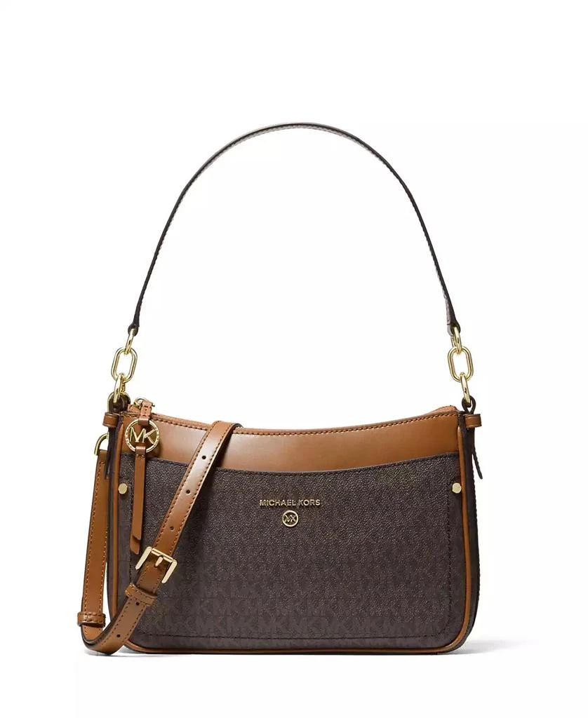 商品Michael Kors|Logo Jet Set Charm Top Zip Pochette Shoulder Bag,价格¥1785,第1张图片