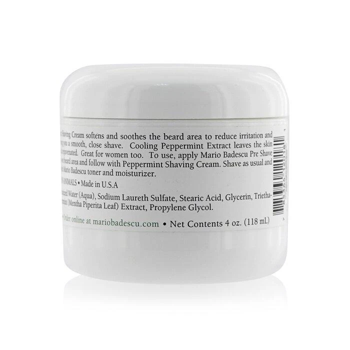 商品Mario Badescu|Mario Badescu 薄荷保湿滋润剃须霜Peppermint Shaving Cream 118ml/4oz,价格¥170,第3张图片详细描述
