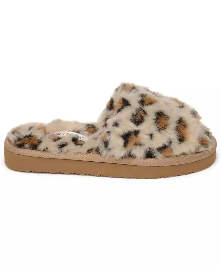 商品Minnetonka|Little Girls Lyla Faux Fur Slide Slippers,价格¥299,第2张图片详细描述