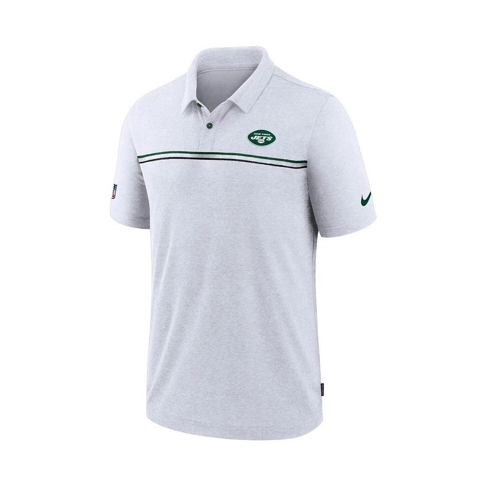 商品NIKE|Men's White New York Jets Sideline Early Season Team Performance Polo Shirt,价格¥458,第3张图片详细描述