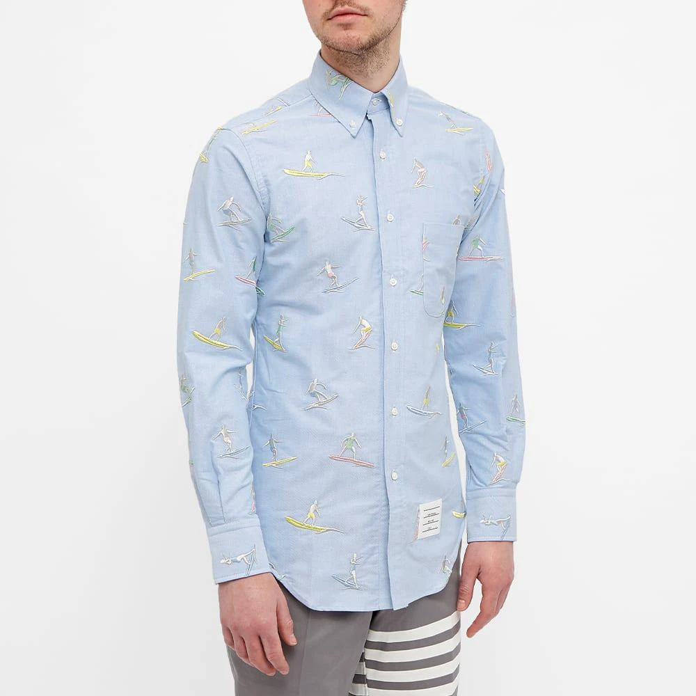 商品Thom Browne|Thom Browne Surfers Button Down Shirt,价格¥2764,第5张图片详细描述