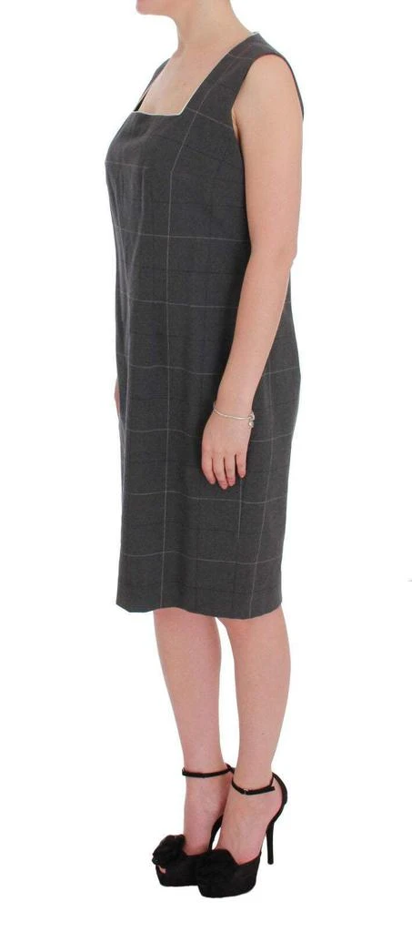 BENCIVENGA Gray Checkered Cotton Blazer Dress Set Suit 商品