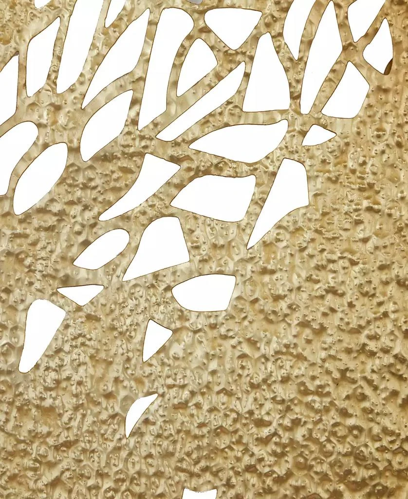 商品Novogratz Collection|Novogratz Gold Metal Leaf Wall Decor with Laser Cut Detailing Set of 3 45", 36", 28"H,价格¥2452,第2张图片详细描述