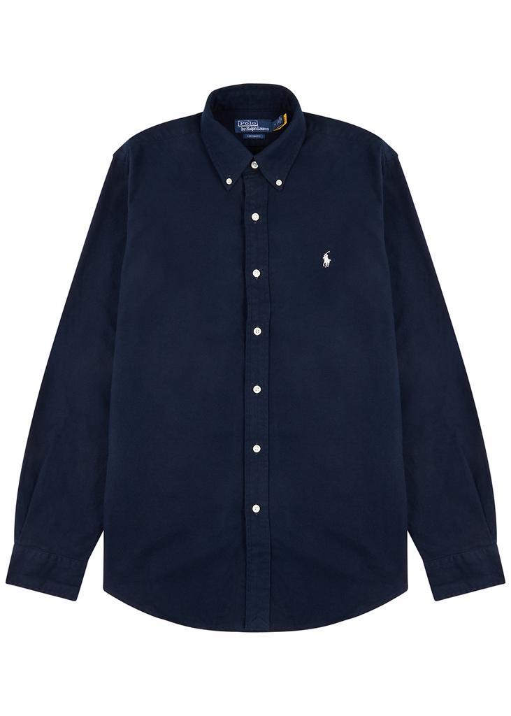 商品Ralph Lauren|Logo-embroidered cotton shirt,价格¥1158,第1张图片