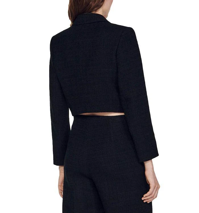商品Sandro|Edma Cropped Tweed Jacket,价格¥1979,第2张图片详细描述