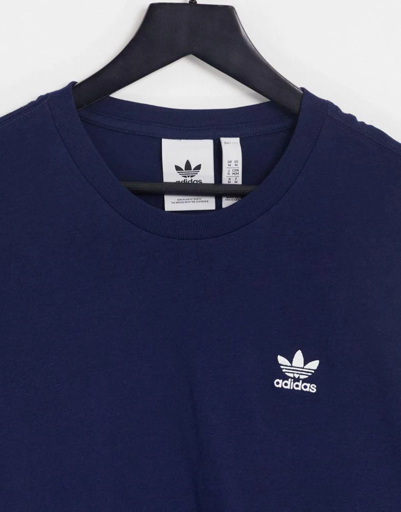 商品Adidas|adidas Originals Trefoil Essentials logo t-shirt in navy,价格¥154,第3张图片详细描述