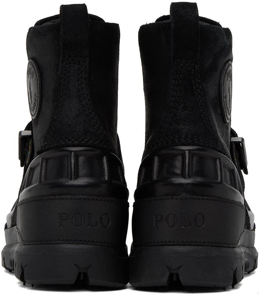 商品Ralph Lauren|Black Oslo Boots,价格¥992,第2张图片详细描述