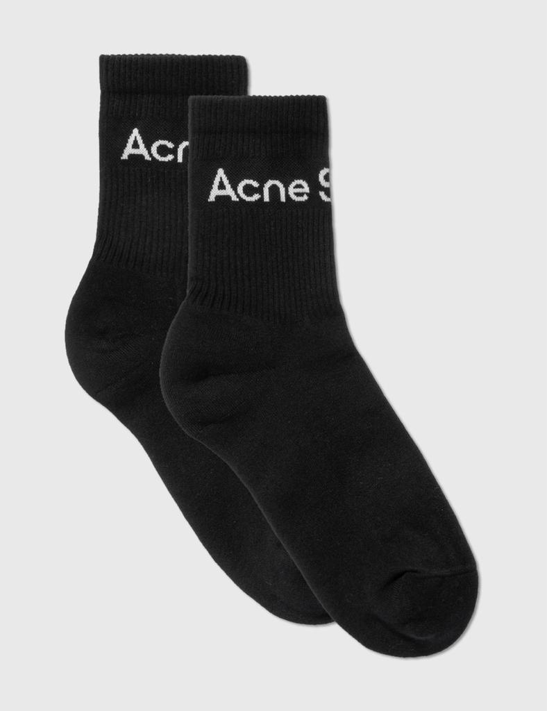 Ribbed Logo Socks商品第2张图片规格展示