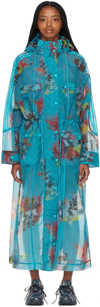 商品Adidas|Blue Printed Coat,价格¥1519,第1张图片