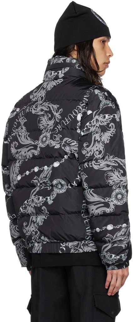 商品Versace|Black Reversible Down Jacket,价格¥2919,第3张图片详细描述