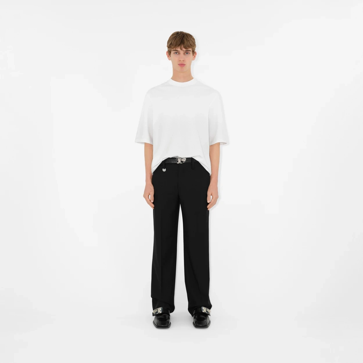 商品【商品预售7天】 Burberry|Burberry 男士T恤 80891001 白色,价格¥2723,第5张图片详细描述