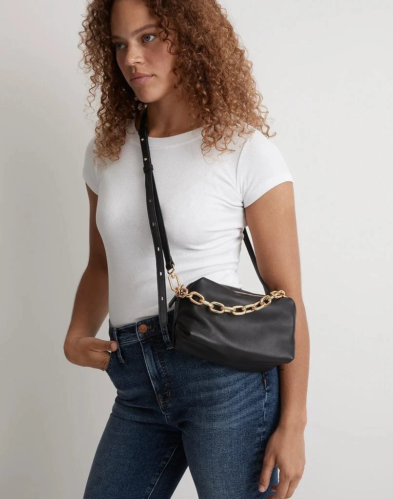 商品Madewell|The Chain-Strap Crossbody Bag in Leather,价格¥807,第3张图片详细描述