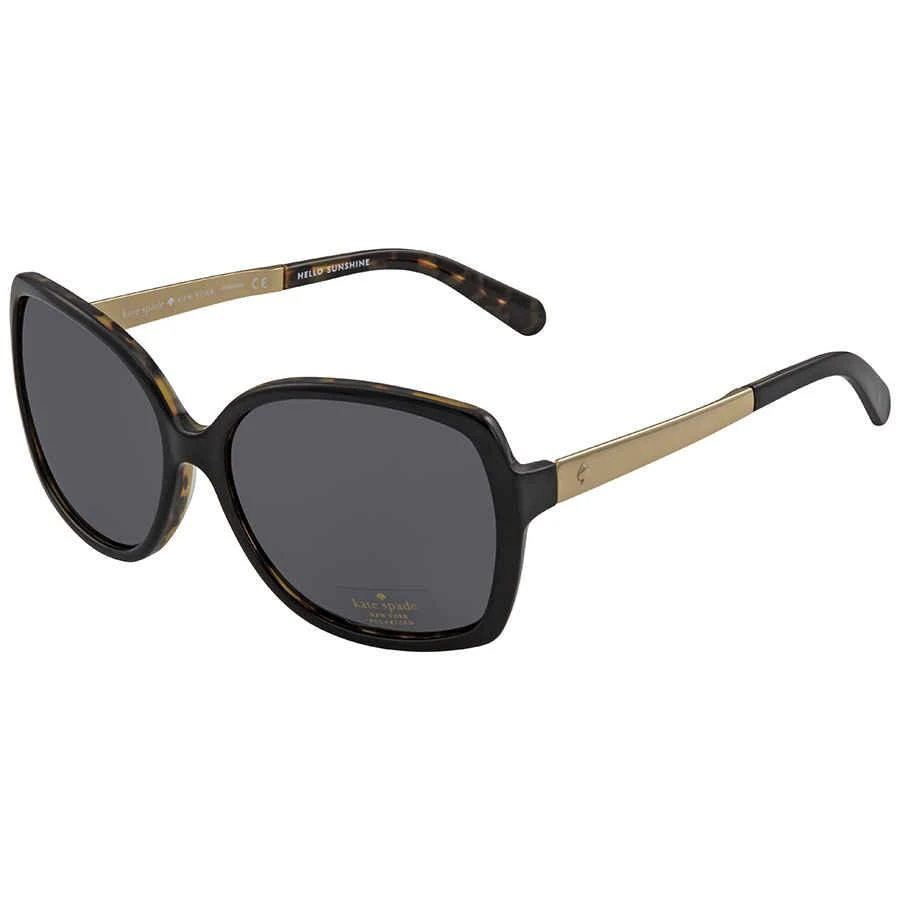商品Kate Spade|Gray Square Ladies Sunglasses DARILYNN/P/S 0JXN/Y2 58,价格¥374,第1张图片