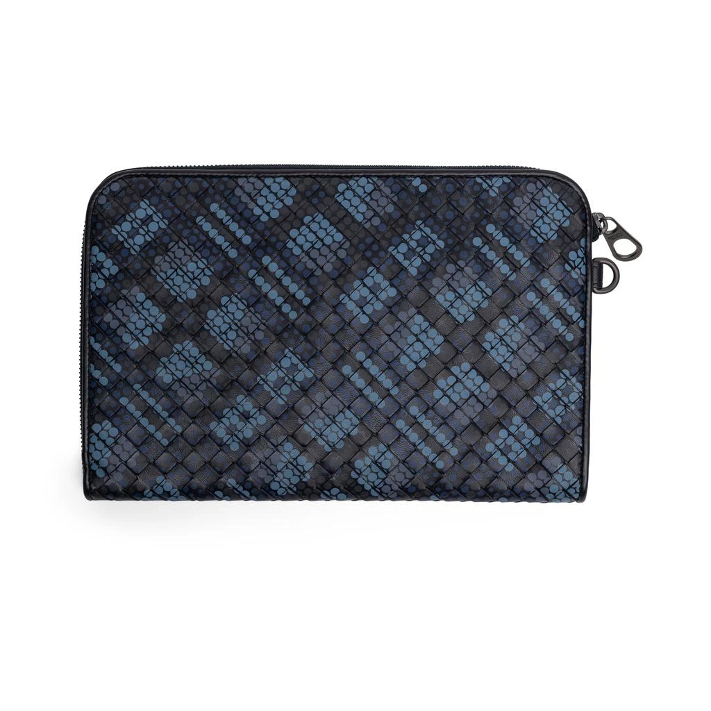 商品Bottega Veneta|Bottega Veneta Intrecciato Polka Dot Document Case Wristlet,价格¥5491,第3张图片详细描述