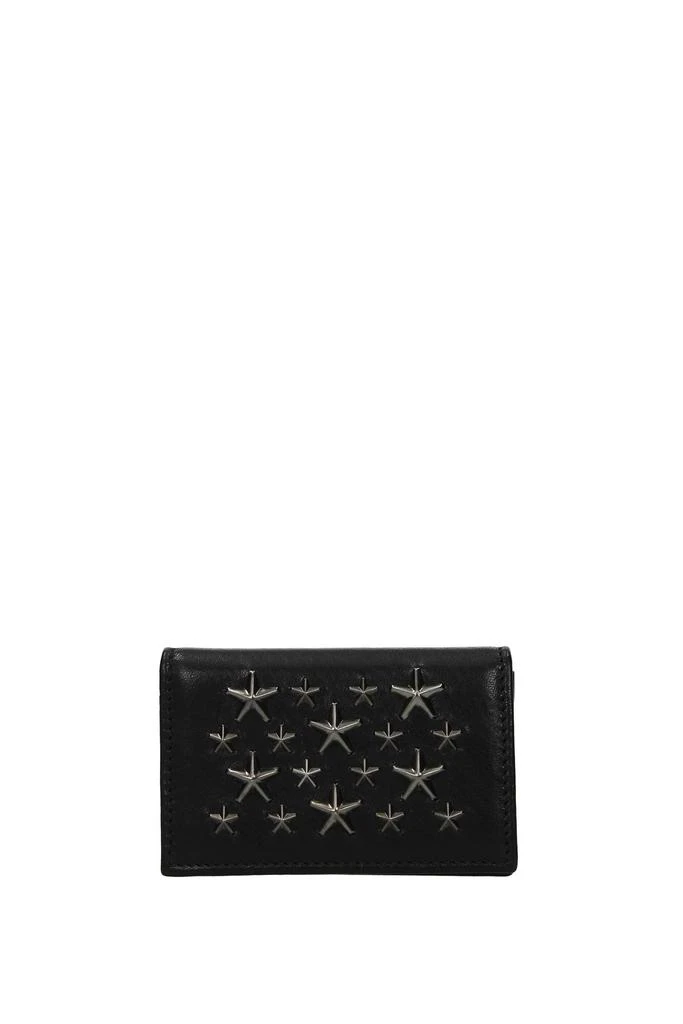 商品Jimmy Choo|Document holders belsize Leather Black,价格¥881,第1张图片