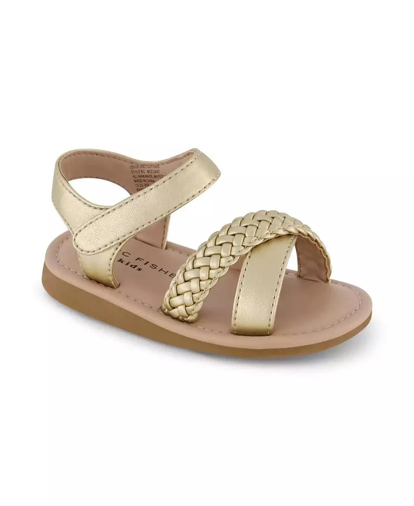 商品Marc Fisher|Toddler Girls Open Toe Criss Cross Sandals,价格¥120,第1张图片