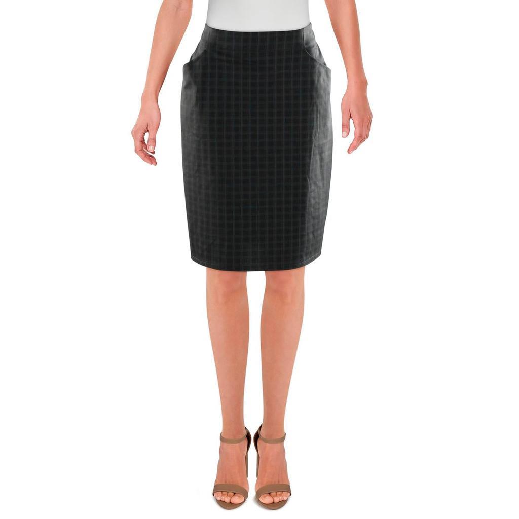 商品Max Studio|Max Studio Womens Check Print Knee-Length Pencil Skirt,价格¥100,第1张图片