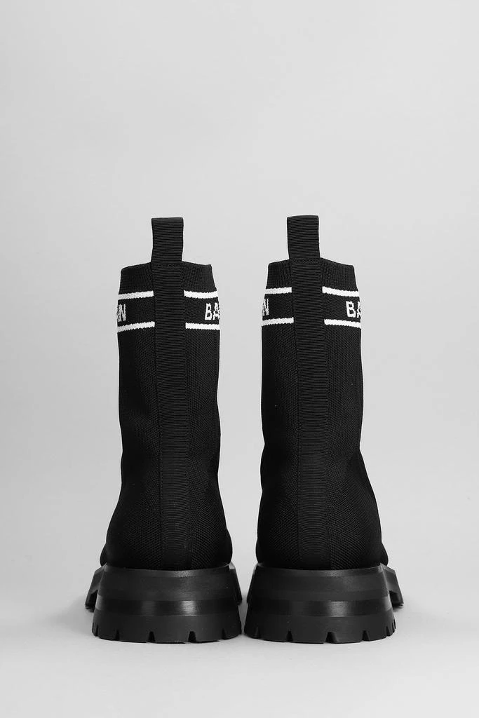 商品Balmain|Balmain Combat Boots In Black Polyester - Men,价格¥7345,第4张图片详细描述