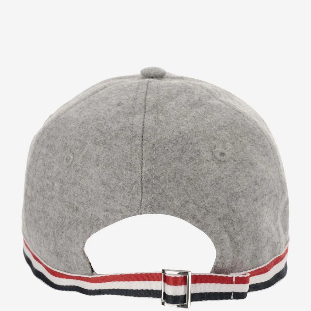 商品Thom Browne|THOM BROWNE WOOL BASEBALL HAT,价格¥2374,第3张图片详细描述