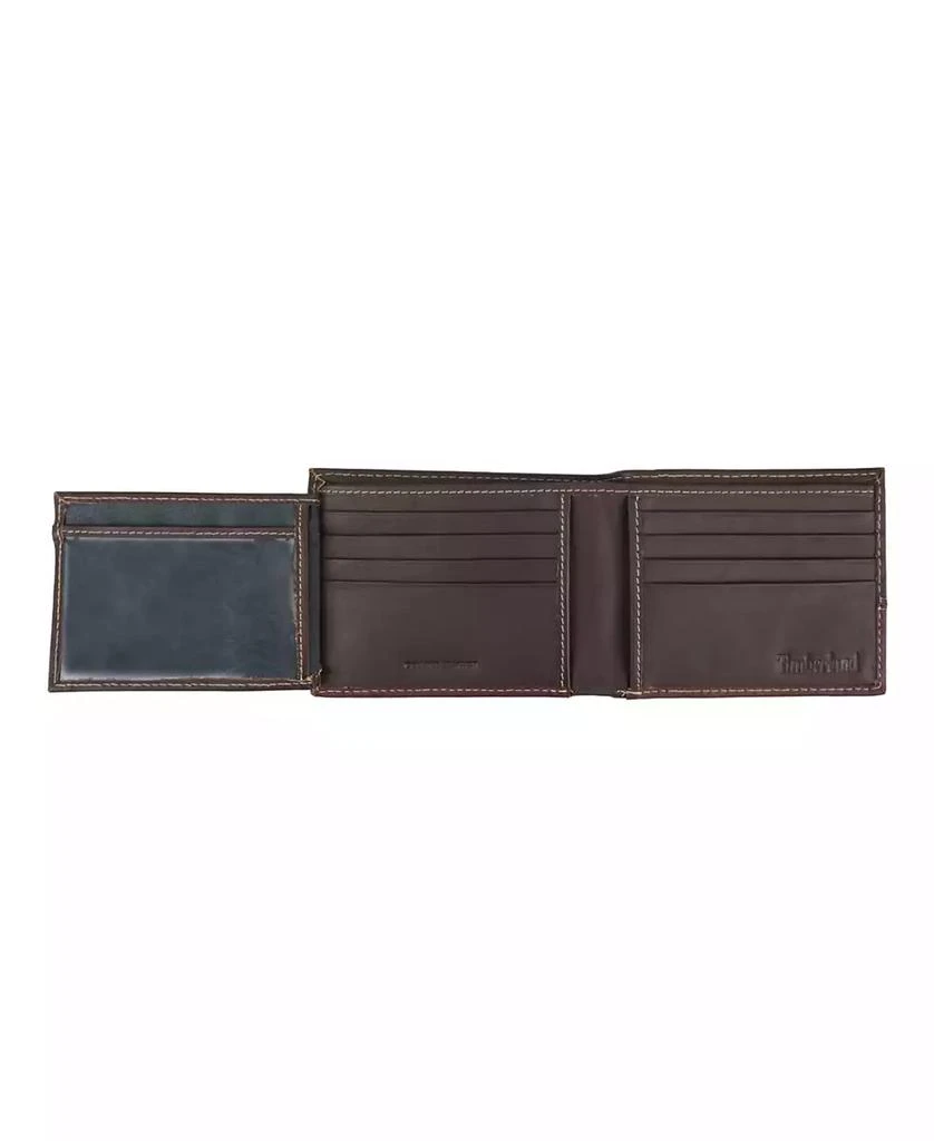 商品Timberland|Men's Two-Tone Commuter Wallet,价格¥168,第3张图片详细描述