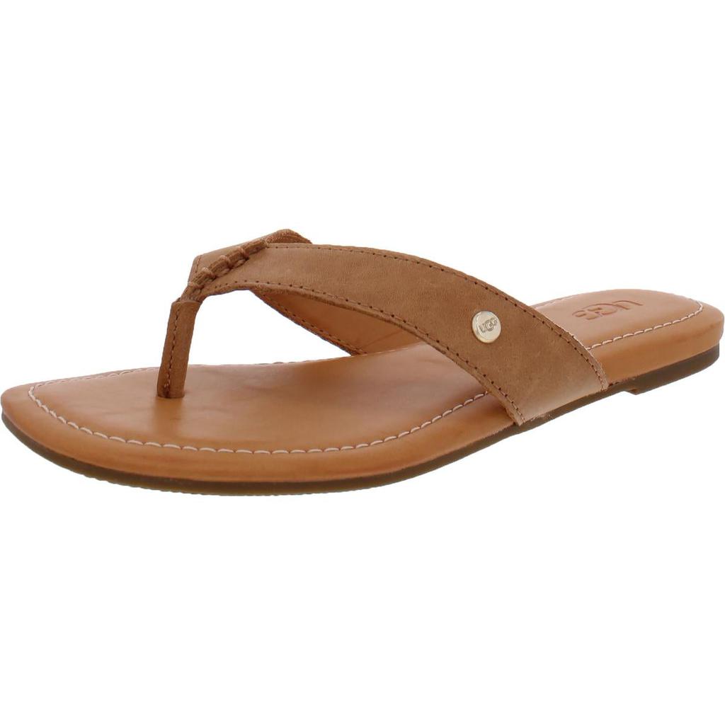 Ugg Womens Tuolumne Leather Thong Flat Sandals商品第2张图片规格展示