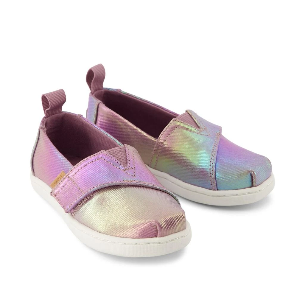 商品TOMS Shoes|Alpargata Purple Iridescent Toddler Shoe,价格¥180,第2张图片详细描述