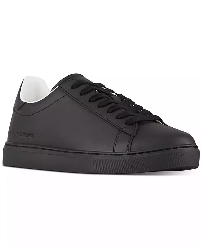 商品Armani Exchange|Men's Low Top Leather Sneaker,价格¥731,第1张图片