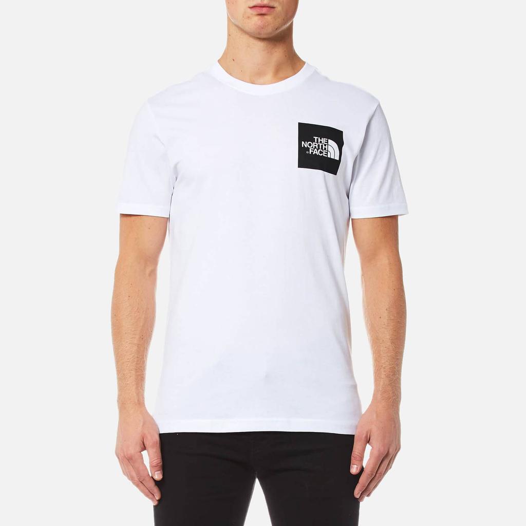 The North Face Men's Short Sleeve Fine T-Shirt - TNF White/TNF Black商品第1张图片规格展示