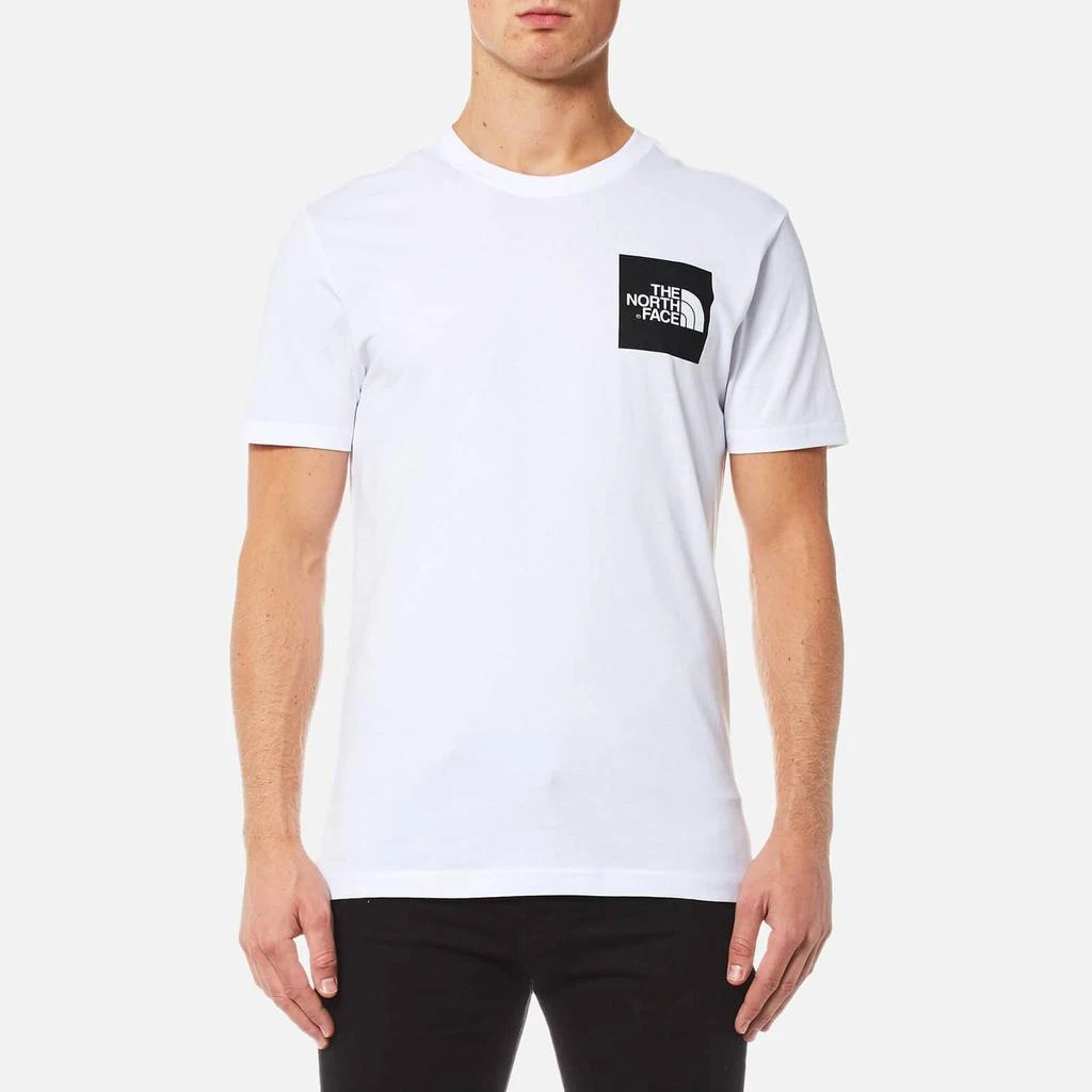 商品The North Face|The North Face Men's Short Sleeve Fine T-Shirt - TNF White/TNF Black,价格¥215,第1张图片