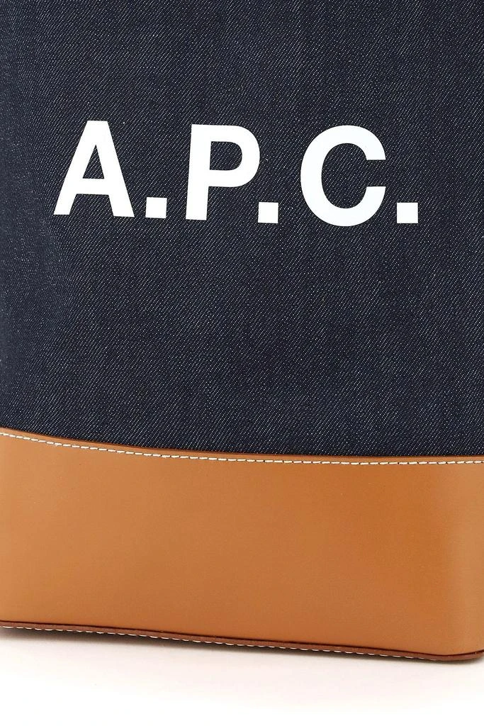 商品A.P.C.|AXELLE DENIM SMALL TOTE BAG,价格¥894,第3张图片详细描述