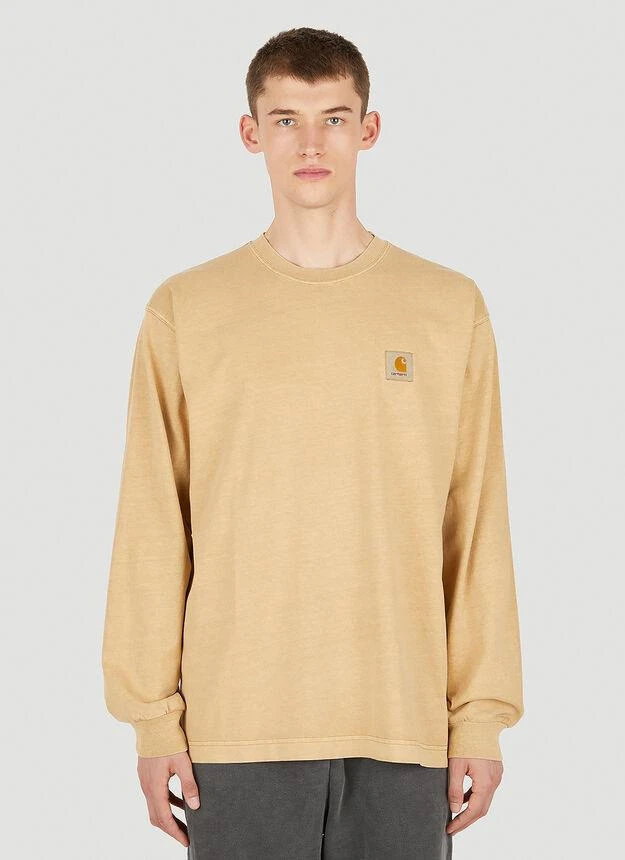 商品Carhartt WIP|Vista Long Sleeve T-Shirt in Beige,价格¥305,第1张图片