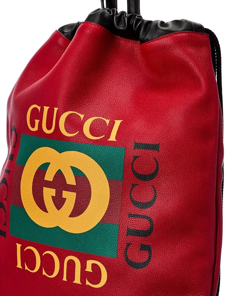 商品Gucci|Gucci Drawstring Leather Backpack,价格¥6418,第4张图片详细描述
