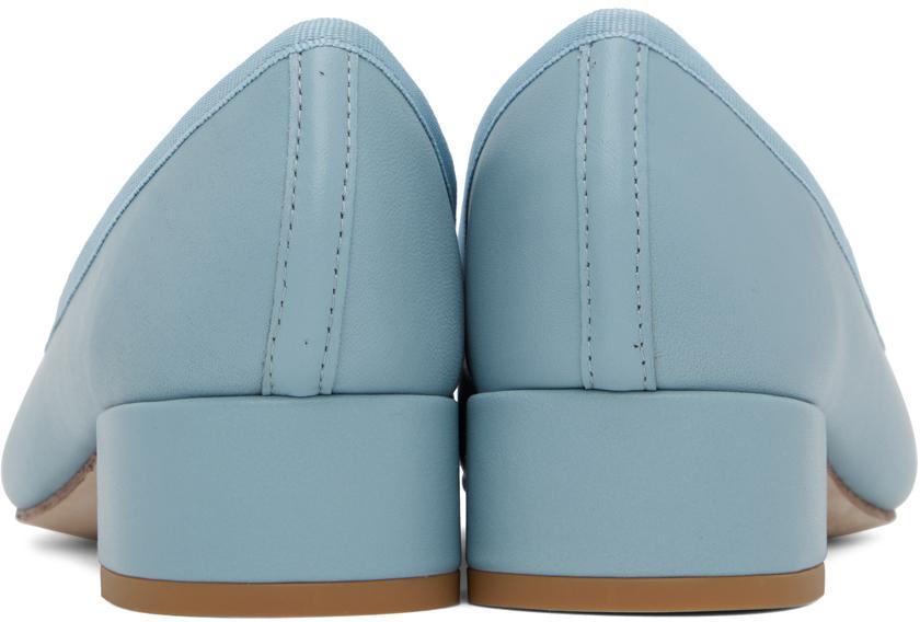 商品Repetto|Blue Camille Ballerina Kitten Heels,价格¥1595,第2张图片详细描述