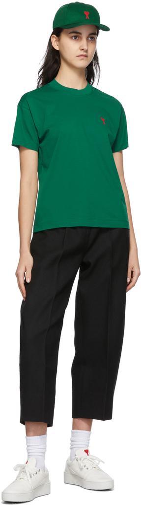 商品AMI|Green Ami de Cœur T-Shirt,价格¥1020,第6张图片详细描述