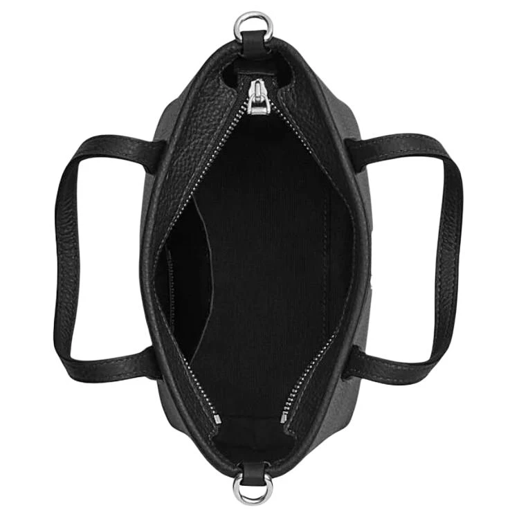 商品[国内直发] Coach|蔻驰 City 15 品牌徽标可调节可拆卸肩带 牛皮革 托特包Tote包购物袋单肩斜挎手提包 迷你 女款 黑色,价格¥1424,第4张图片详细描述