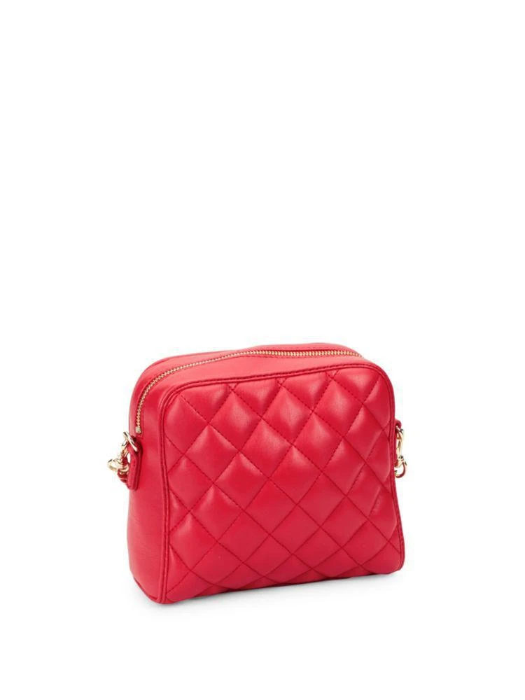 商品Moschino|Quilted Faux Leather Crossbody Bag,价格¥708,第4张图片详细描述