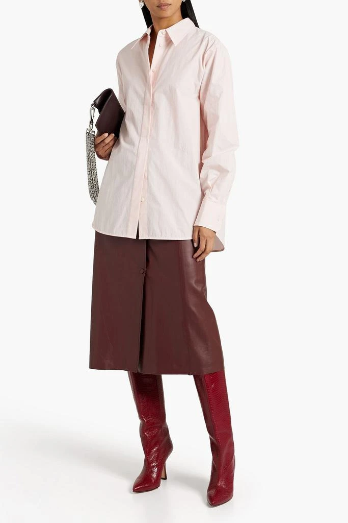 商品Helmut Lang|Cotton-blend poplin shirt,价格¥797,第2张图片详细描述