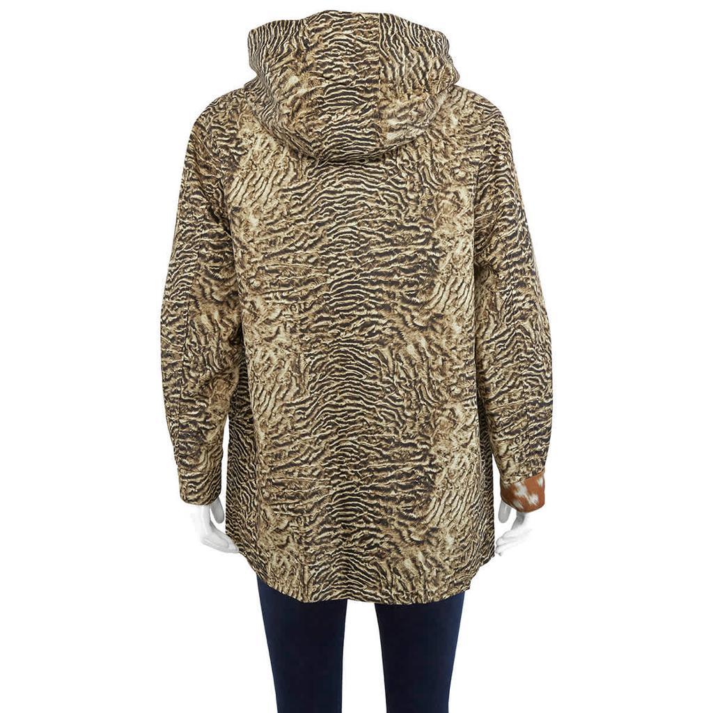 商品Burberry|Burberry Ladies Tiger Print Hooded Jacket, Brand Size 8 (US Size 6),价格¥2431,第5张图片详细描述