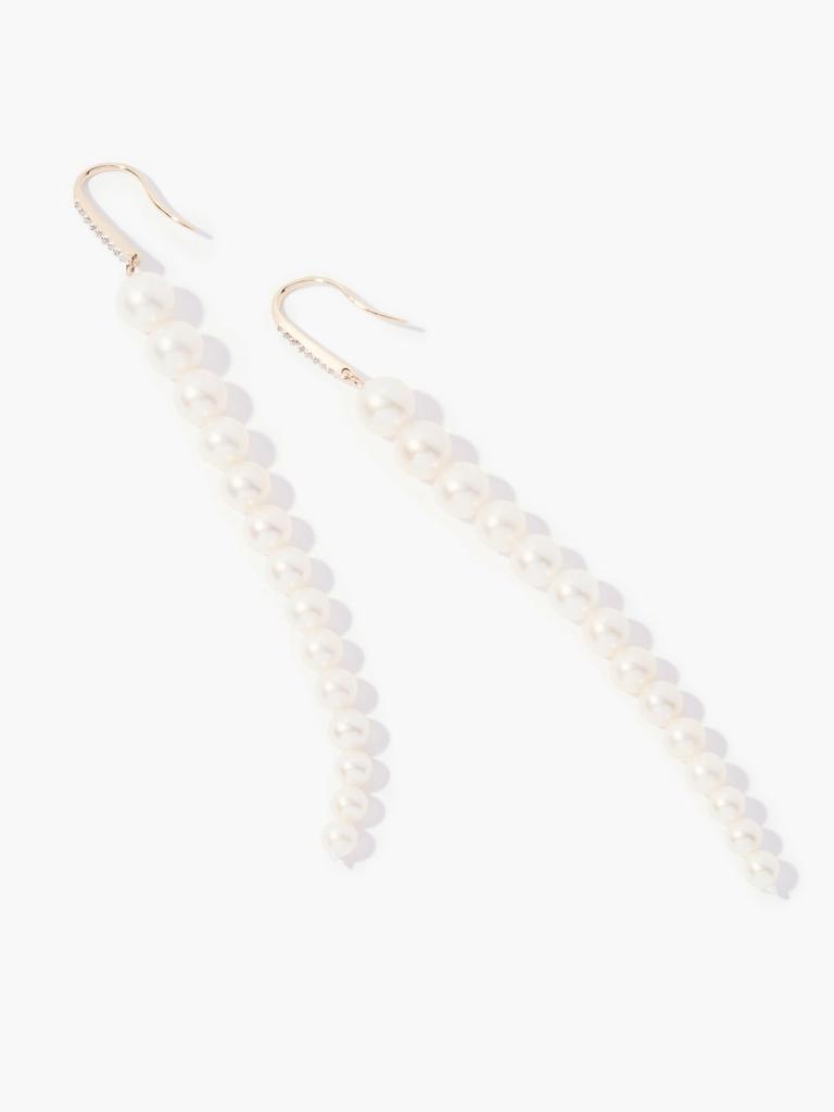 商品MATEO|Diamond, pearl & 14kt gold earrings,价格¥6963,第6张图片详细描述
