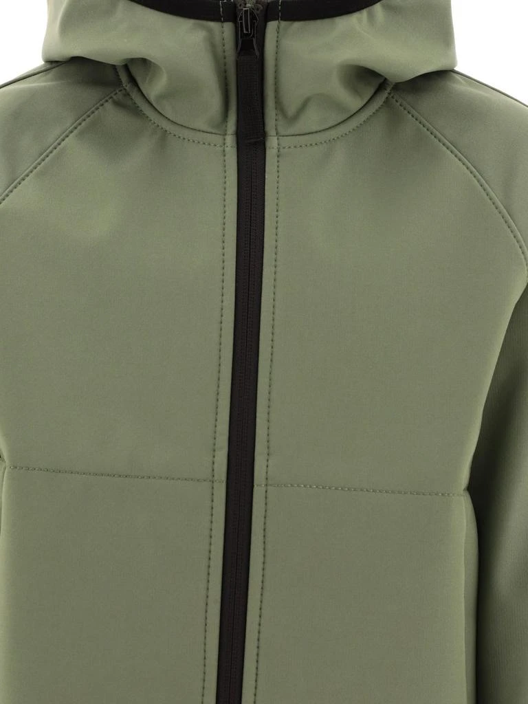 商品Stone Island Junior|Stone Island Junior Zipped Logo Patch Hooded Jacket,价格¥2577,第3张图片详细描述