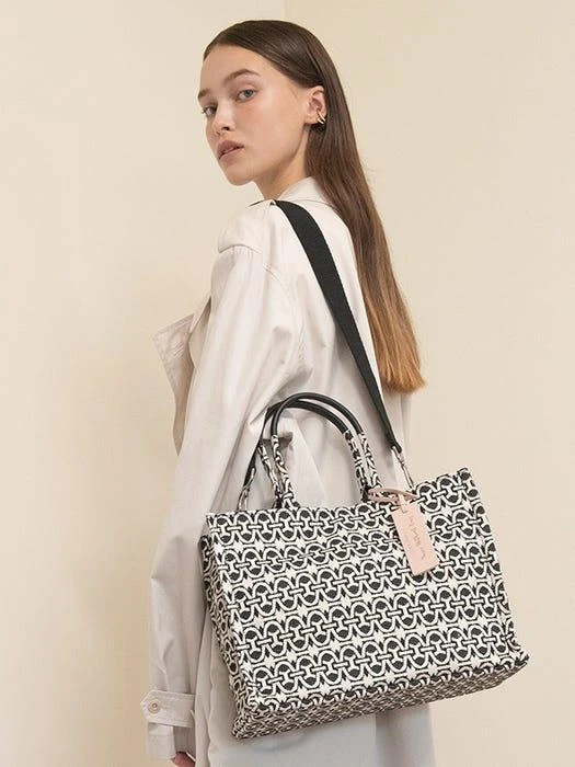 商品Coccinelle|NWB Jacquard Bag (M),价格¥2797,第4张图片详细描述