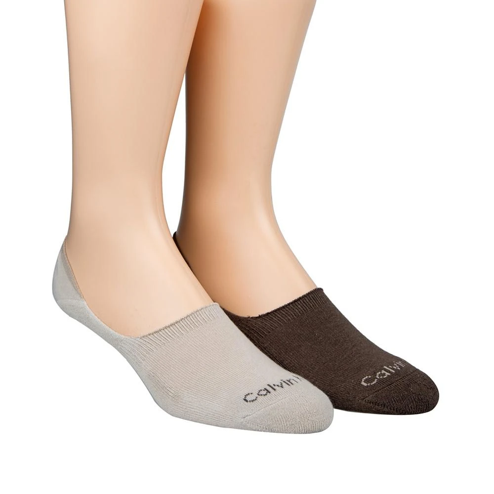 商品Calvin Klein|Men's No-Show Socks, 2 Pack,价格¥46,第2张图片详细描述