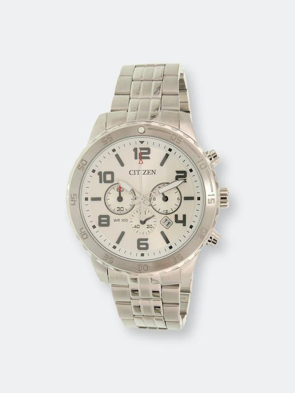 商品Citizen|Citizen Men's AN8130-53A Silver Stainless-Steel Plated Japanese Quartz Dress Watch ONE SIZE,价格¥1076,第1张图片