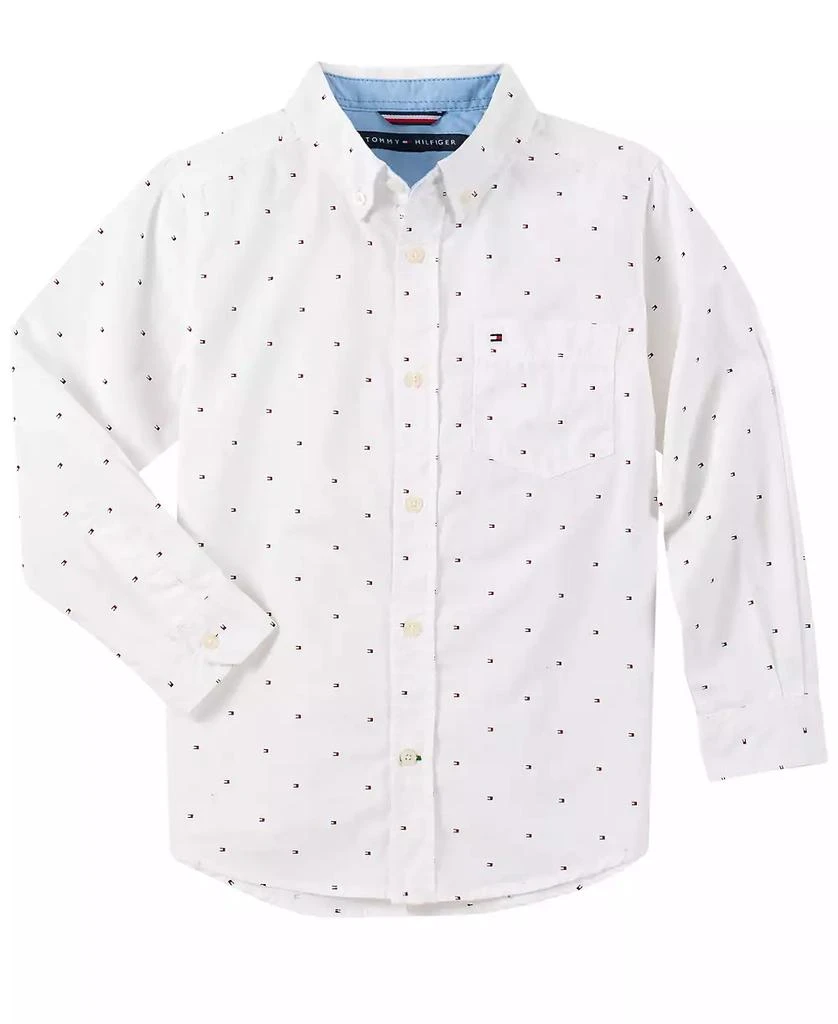 商品Tommy Hilfiger|Big Boys Fred All Over Print Button-Down Shirt,价格¥333,第2张图片详细描述