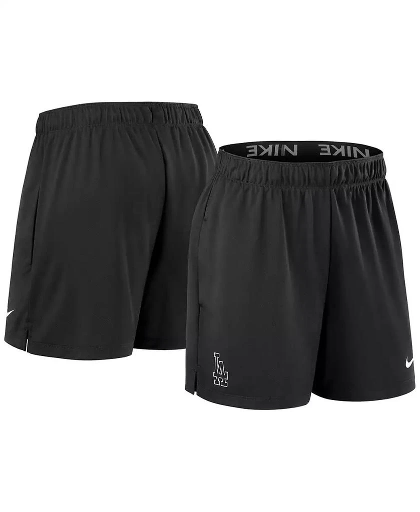 商品NIKE|Women's Black Los Angeles Dodgers Authentic Collection Knit Shorts,价格¥342,第1张图片